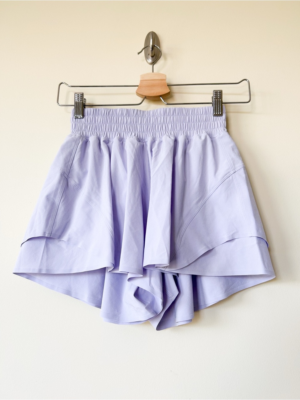 Light Purple Women's Athletic Shorts - Breathable Run Shorts NWOT - Picture 3 of 4